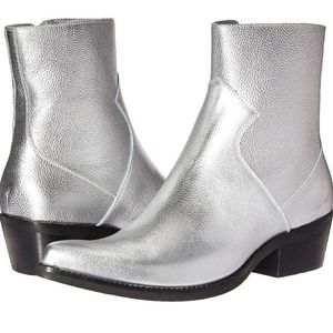 Calvin Klein Silver Boots